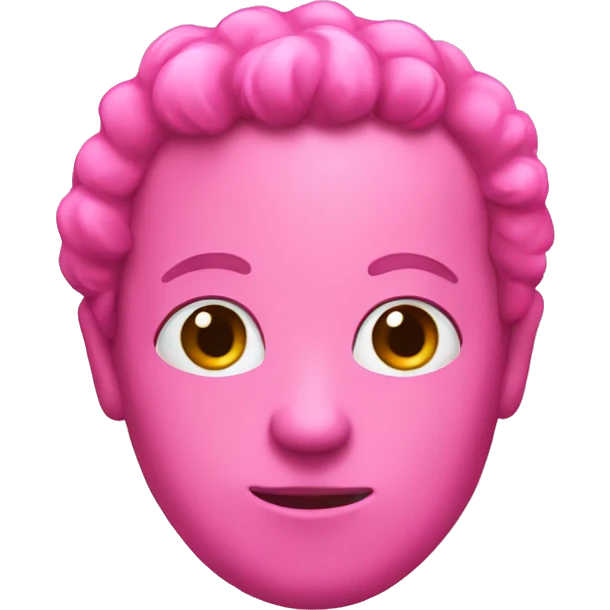 Pink aphietic emoji
