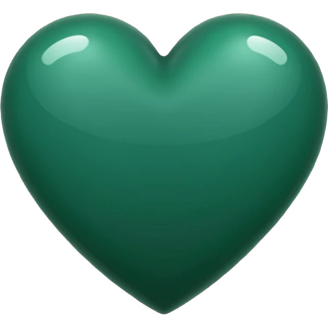  dark green heart emoji