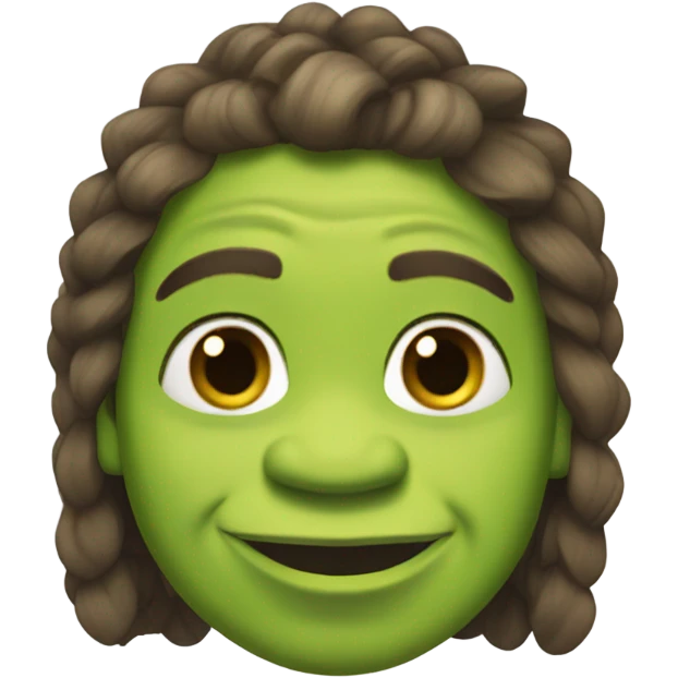 Hula shrek emoji