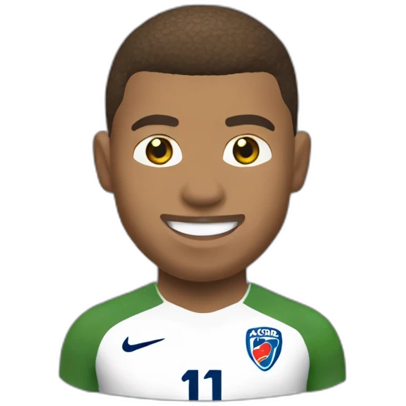 Kyllian mbappé qui casse des noisettes emoji
