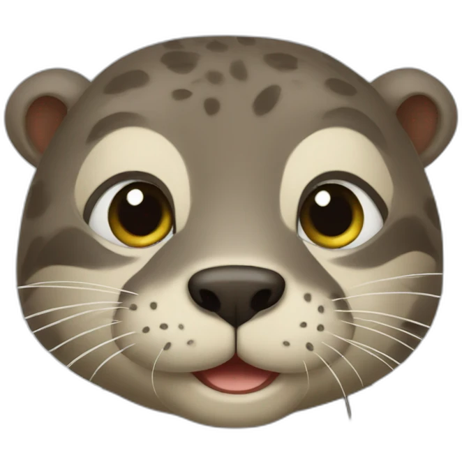 Tortu sur loutre emoji
