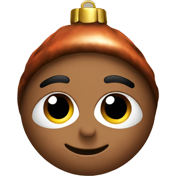 Brown Christmas decorations  emoji