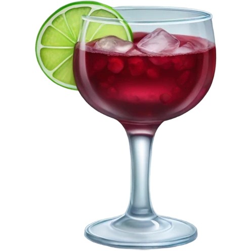 Cranberry juice  emoji