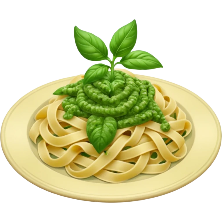 pasta with pesto emoji