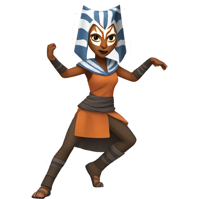 Ahsoka tano dancing emoji