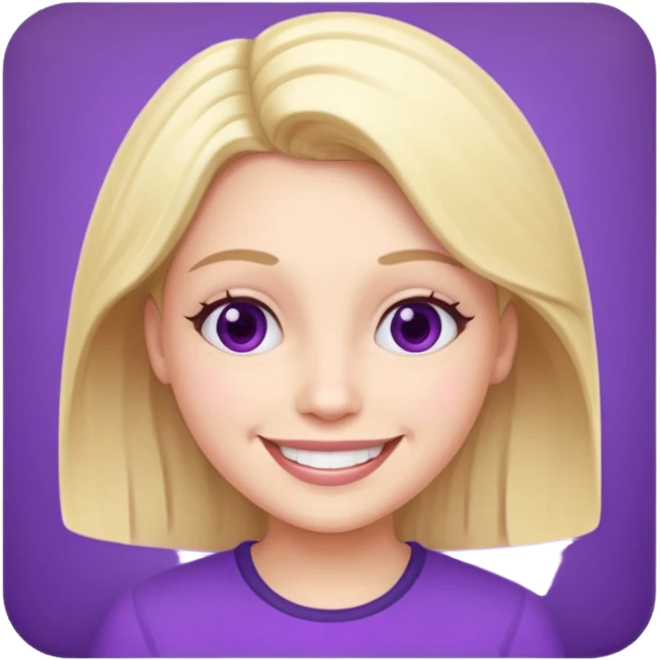 purple Tina emoji