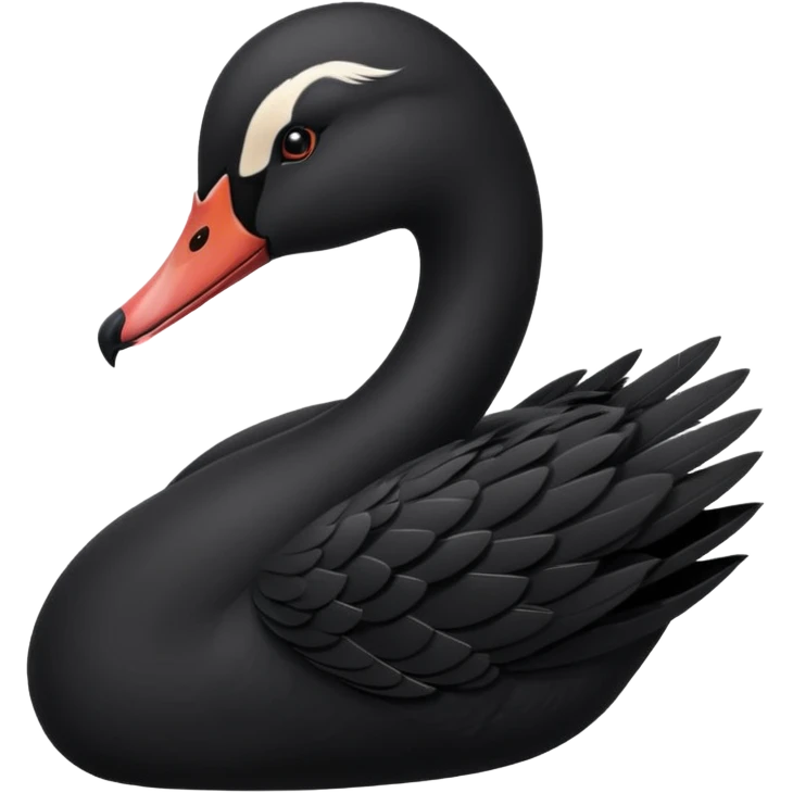 Black swan emoji