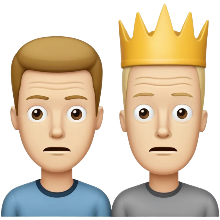 Bevis and butthead emoji
