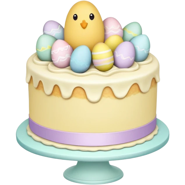 easter pastel cake emoji