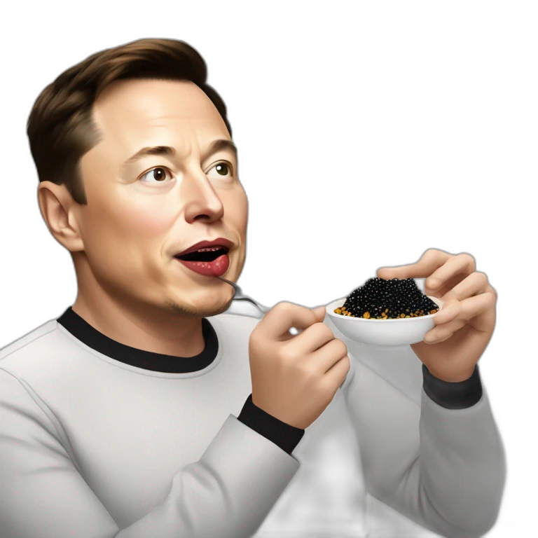 elon-musk-eating-caviar emoji