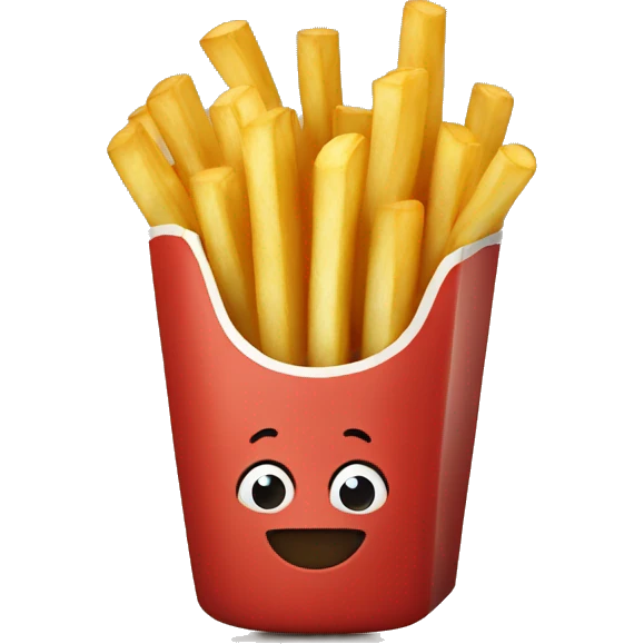 french fries emoji