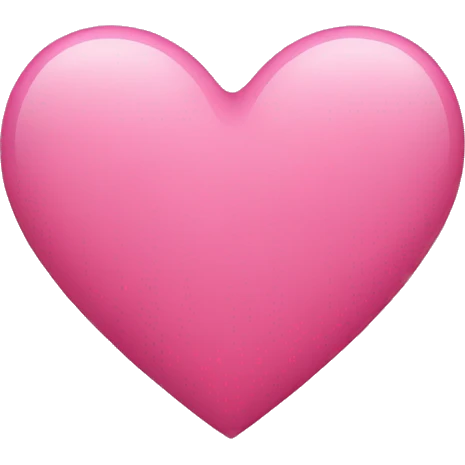 Pink heart emoji