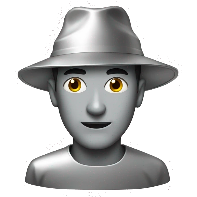 man in tinfoil hat emoji