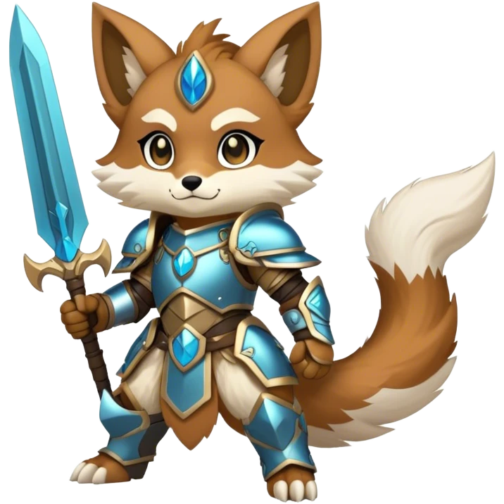 Chibi Anthro Sona Fantasy Fakemon Full Body emoji
