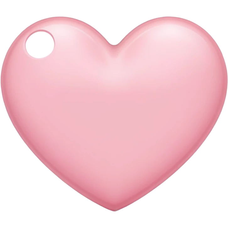 light pink heart emoji