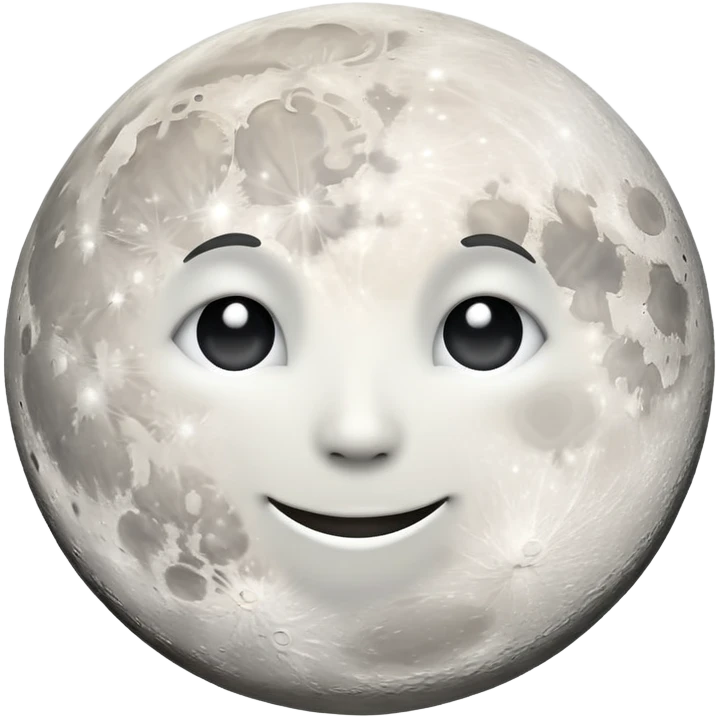 full moon emoji