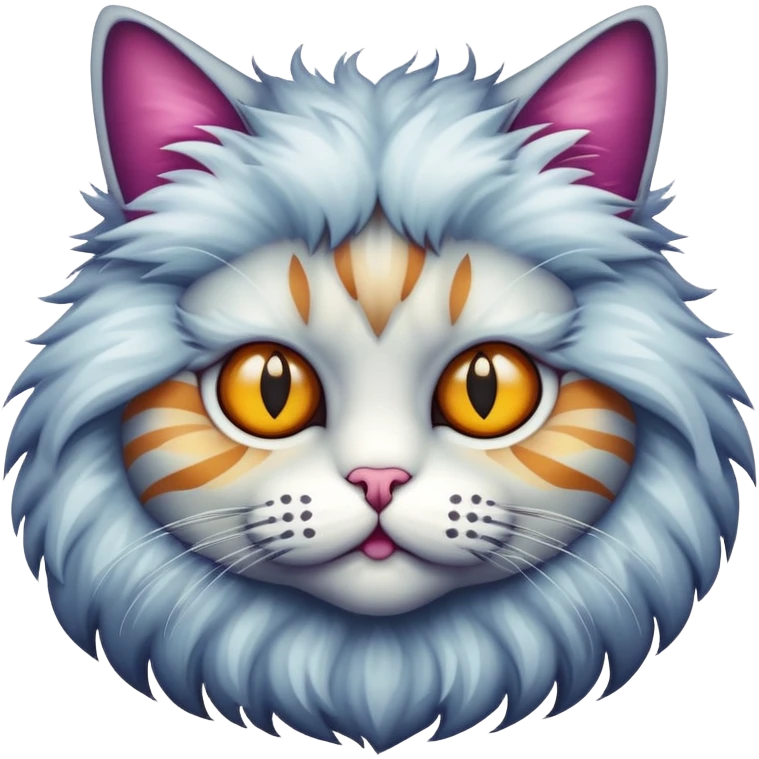 Freaky cat emoji