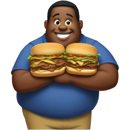fat albert kissing mcribs emoji