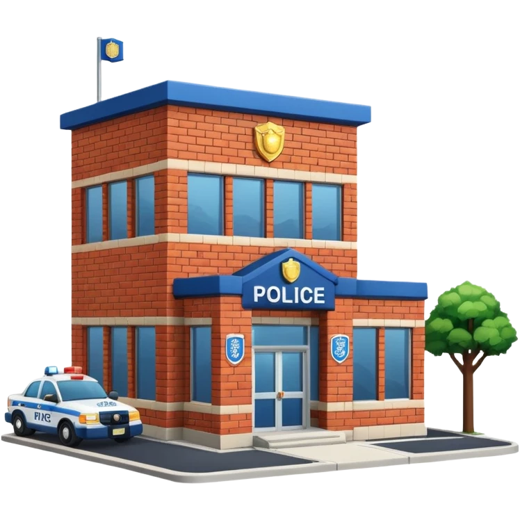 una estación de policia emoji