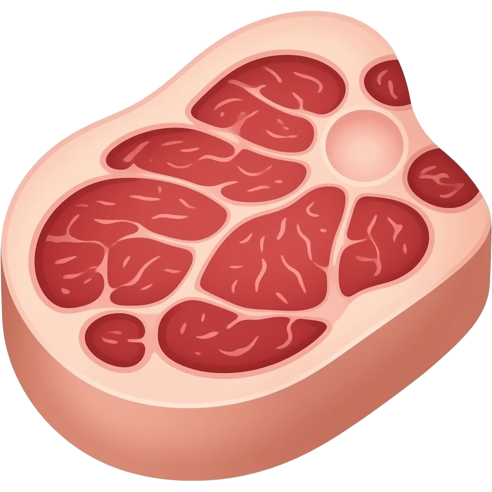 raw human meat emoji