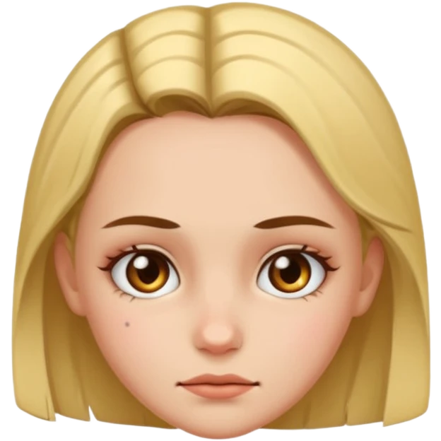 Girl with forehead scar emoji