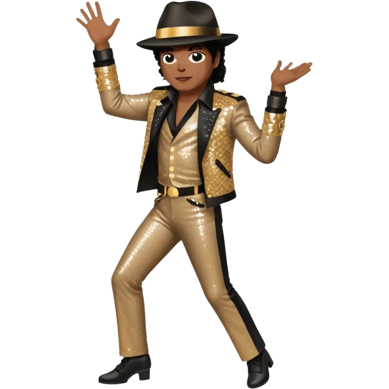 Micheal Jackson moonwalking emoji