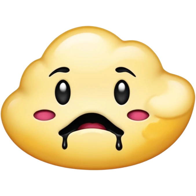 black lip mark emoji