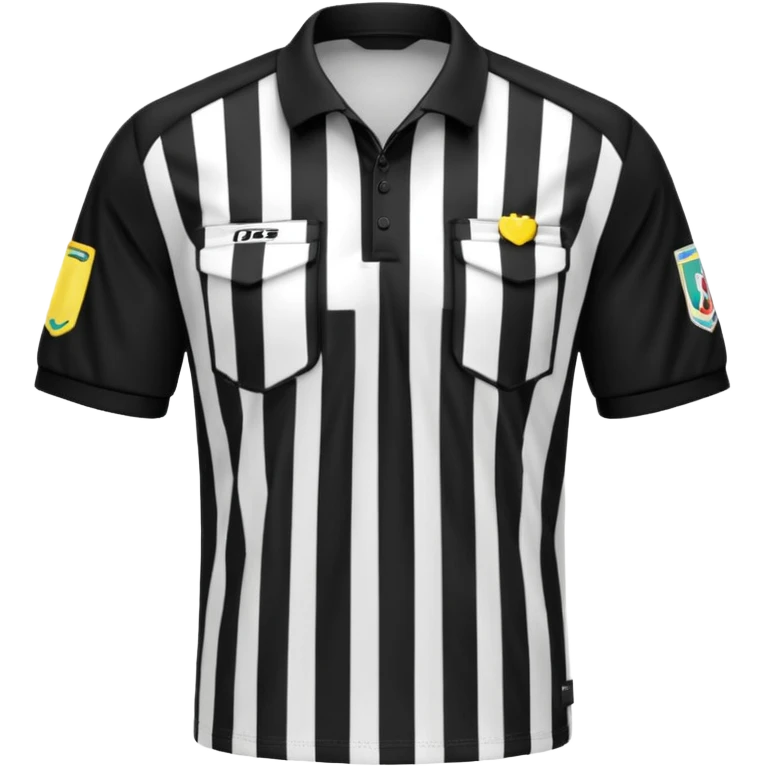 soccer refferee jersey emoji