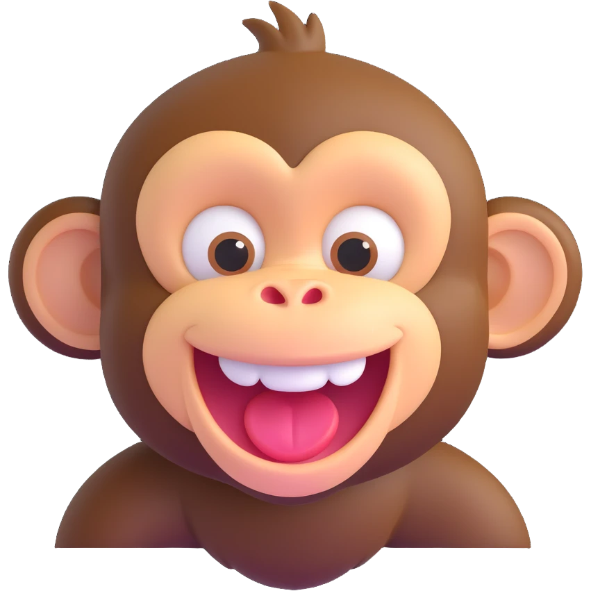 Monkey laugh  emoji
