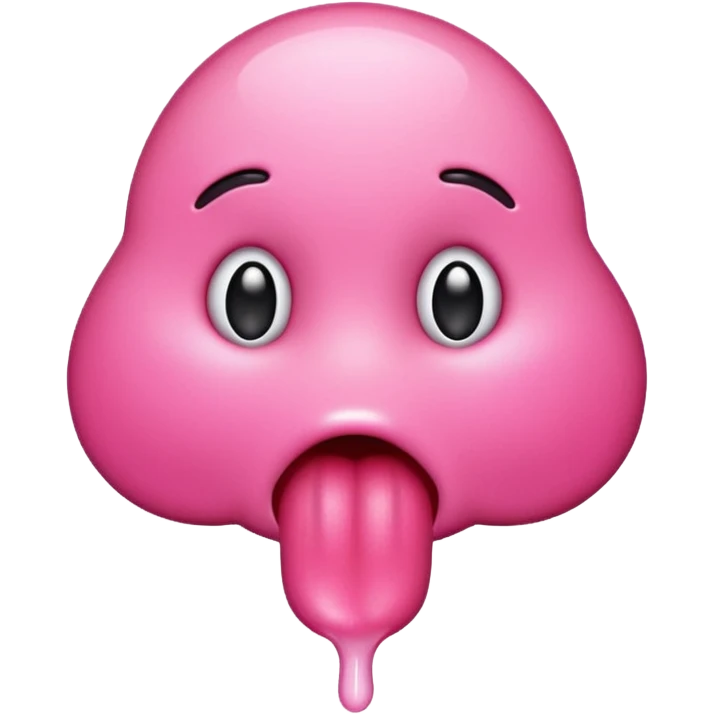 Hot tongue licking emoji emoji