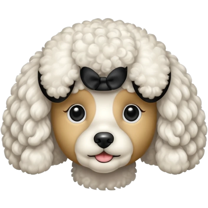 Furry poodle emoji