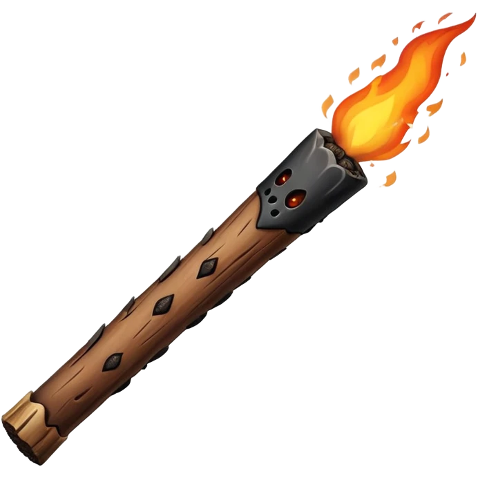 wood fire stick  emoji