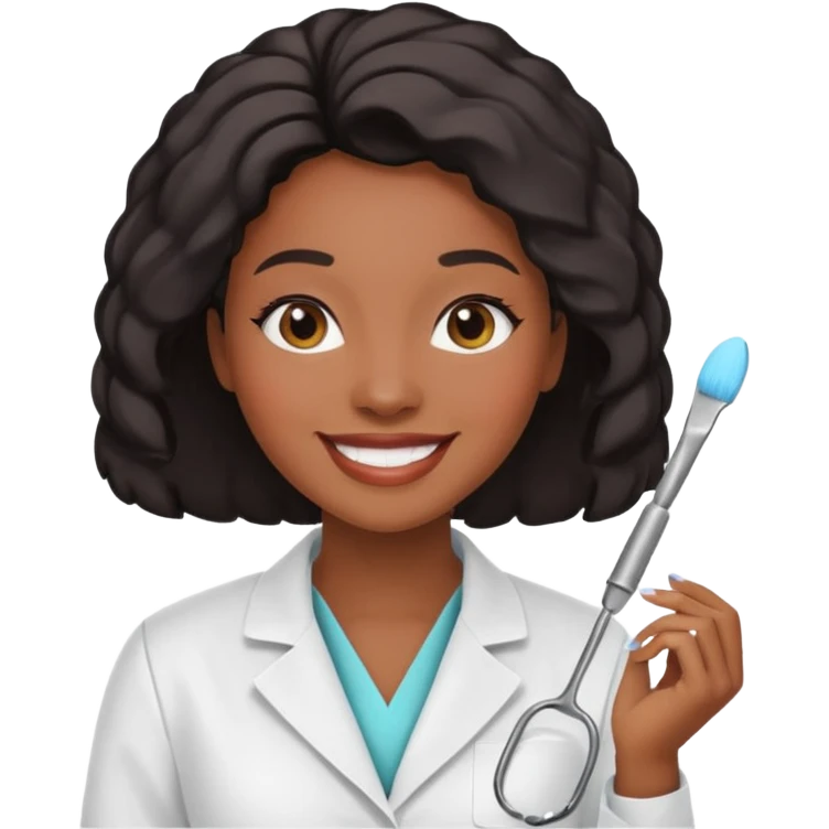 Black women beautician emoji