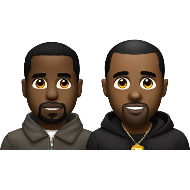 P diddy with Kanye west emoji