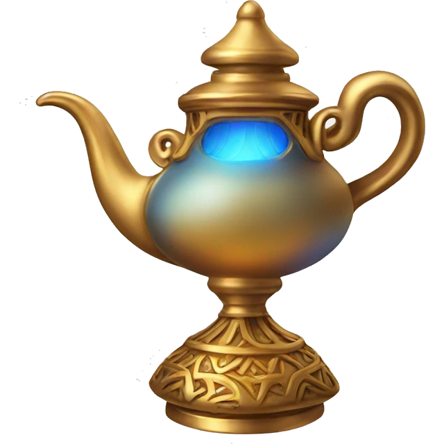 Genie lamp aladdin emoji