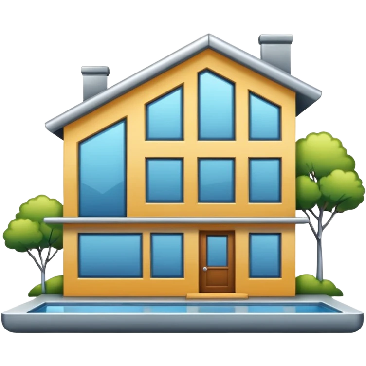 House made from the 2000s era emoji