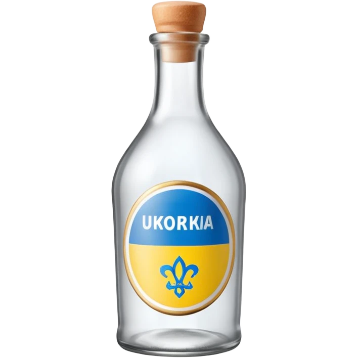 Ukrainian horilka "Козацька Рада" emoji