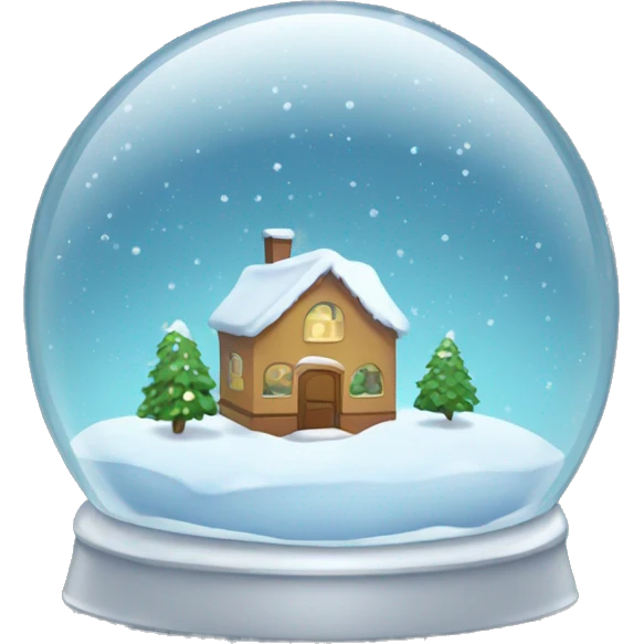 snow globe emoji