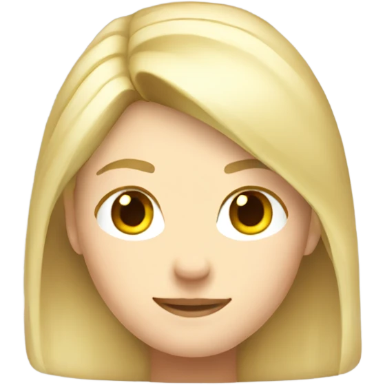 Blonde hair Nintendo switch emoji