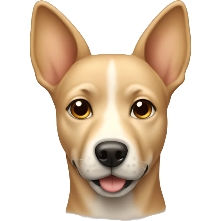 beige dog with big pointy ears emoji