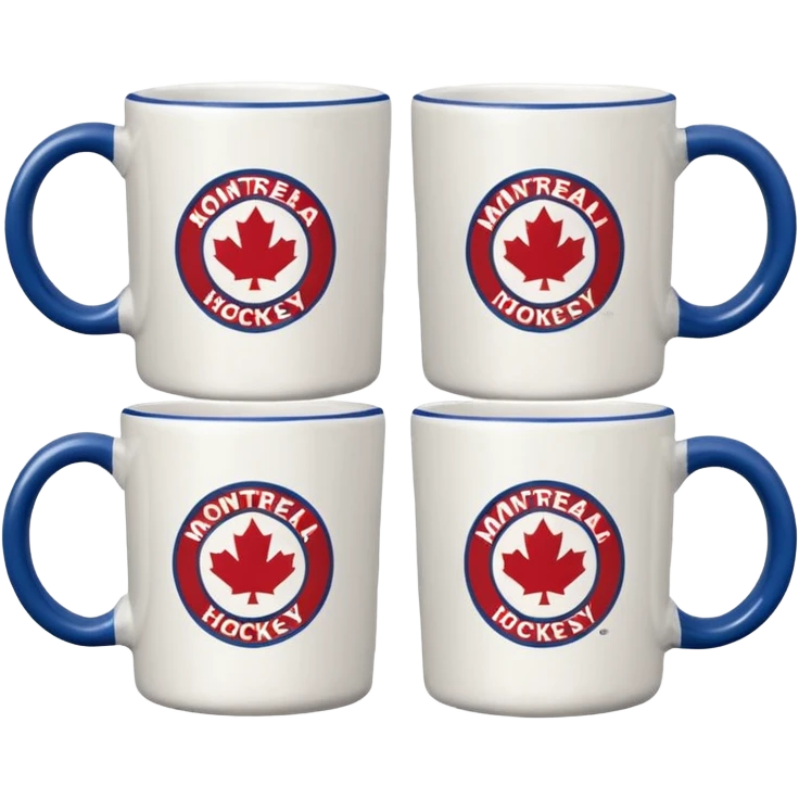 Montréal Hockey team's coffee Mugs emoji