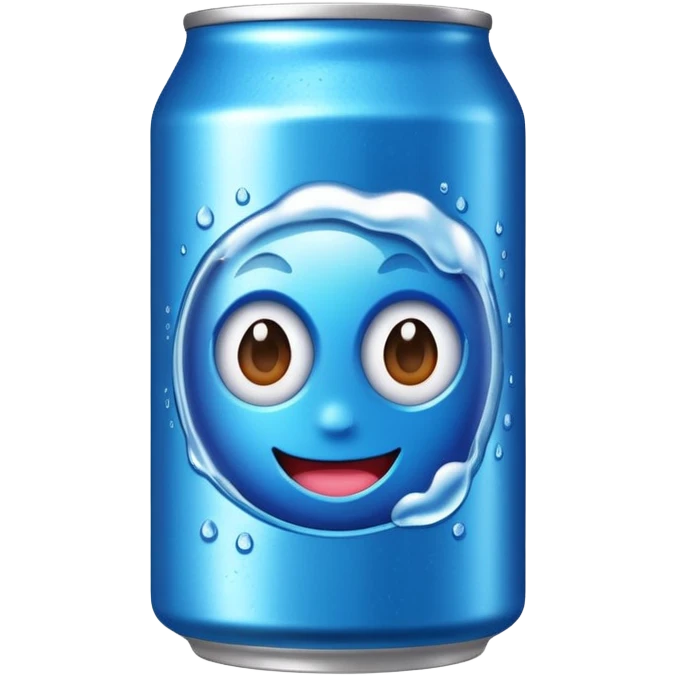 hyper blue raspberry Fanta  emoji