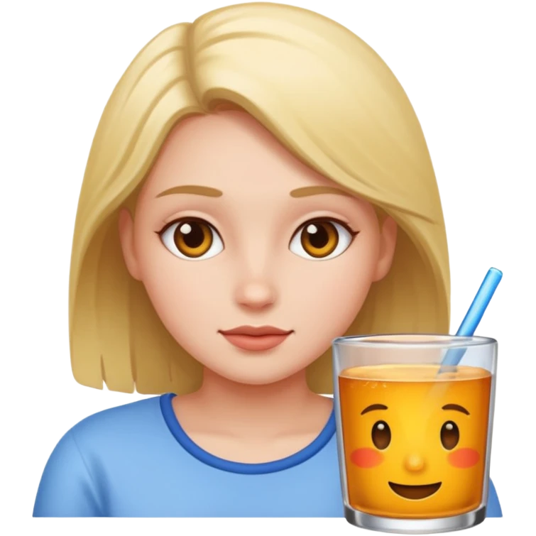 Girl chilling emoji