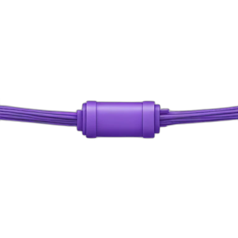 purple cables emoji