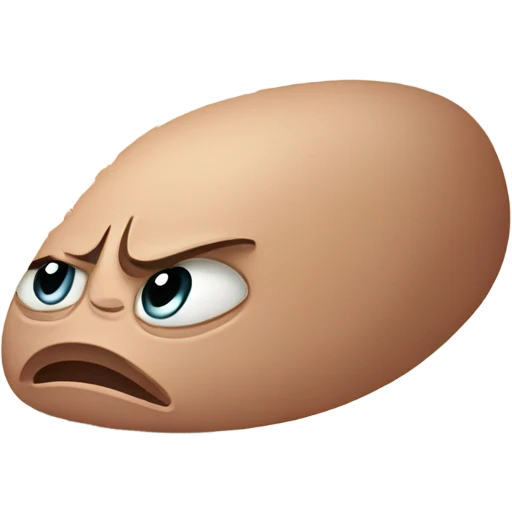 Sad face hamstring muscle emoji