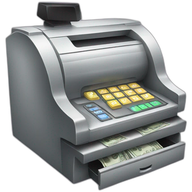 open-cash-register emoji