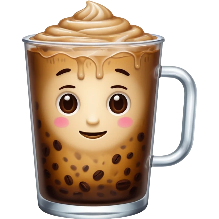 Iced coffee emoji