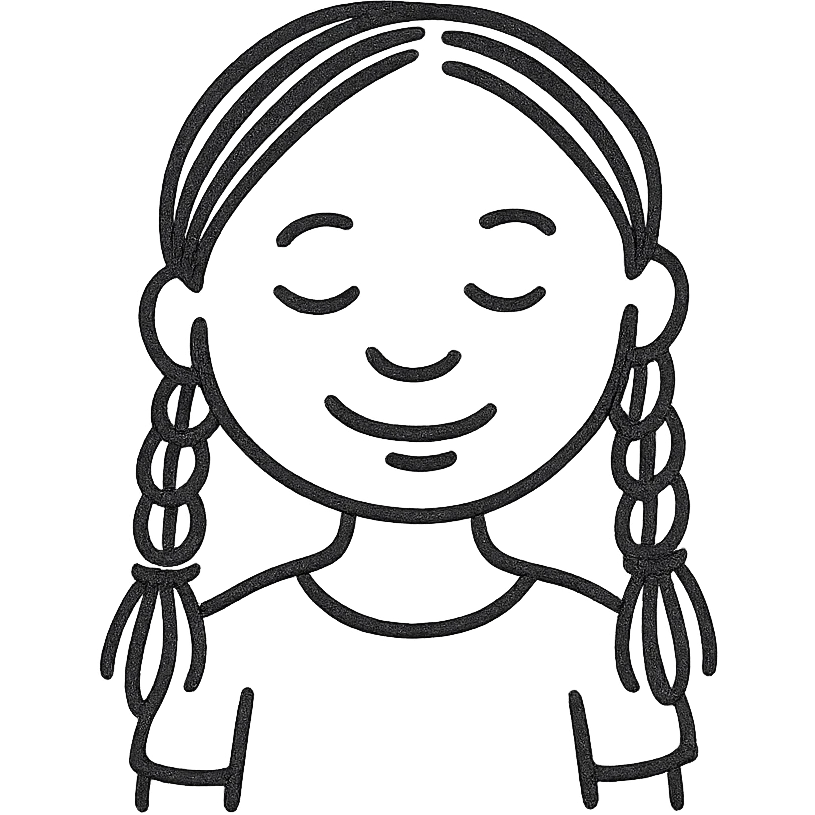 dark skin girl with braids and red shirt emoji