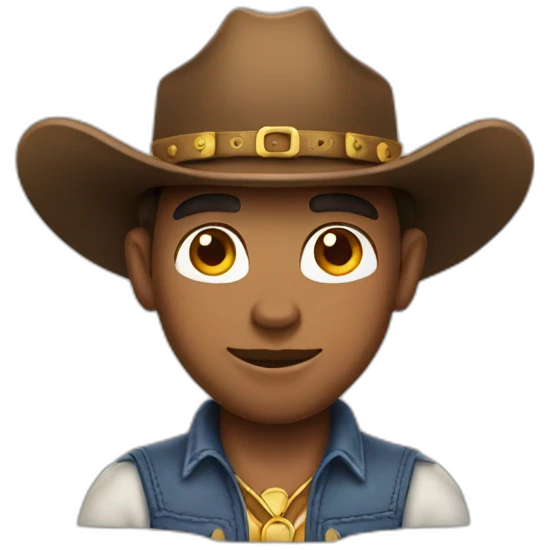 Cow boy emoji