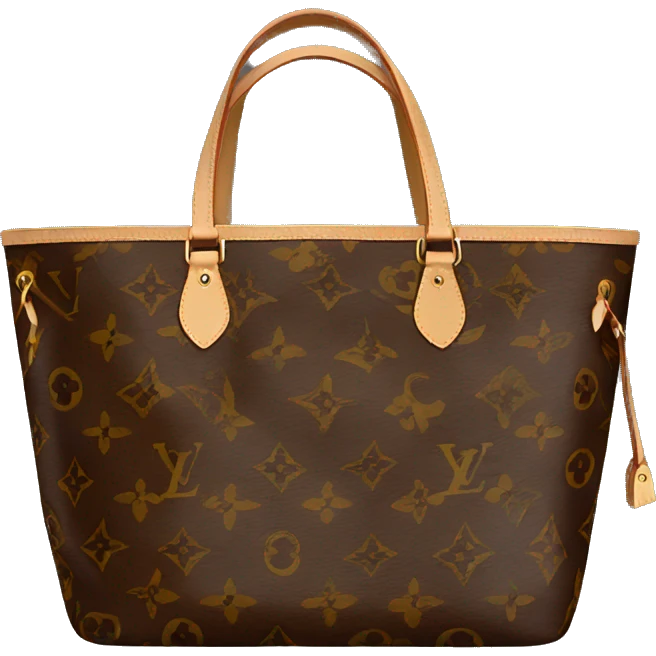 Louis Vuitton tote bag emoji